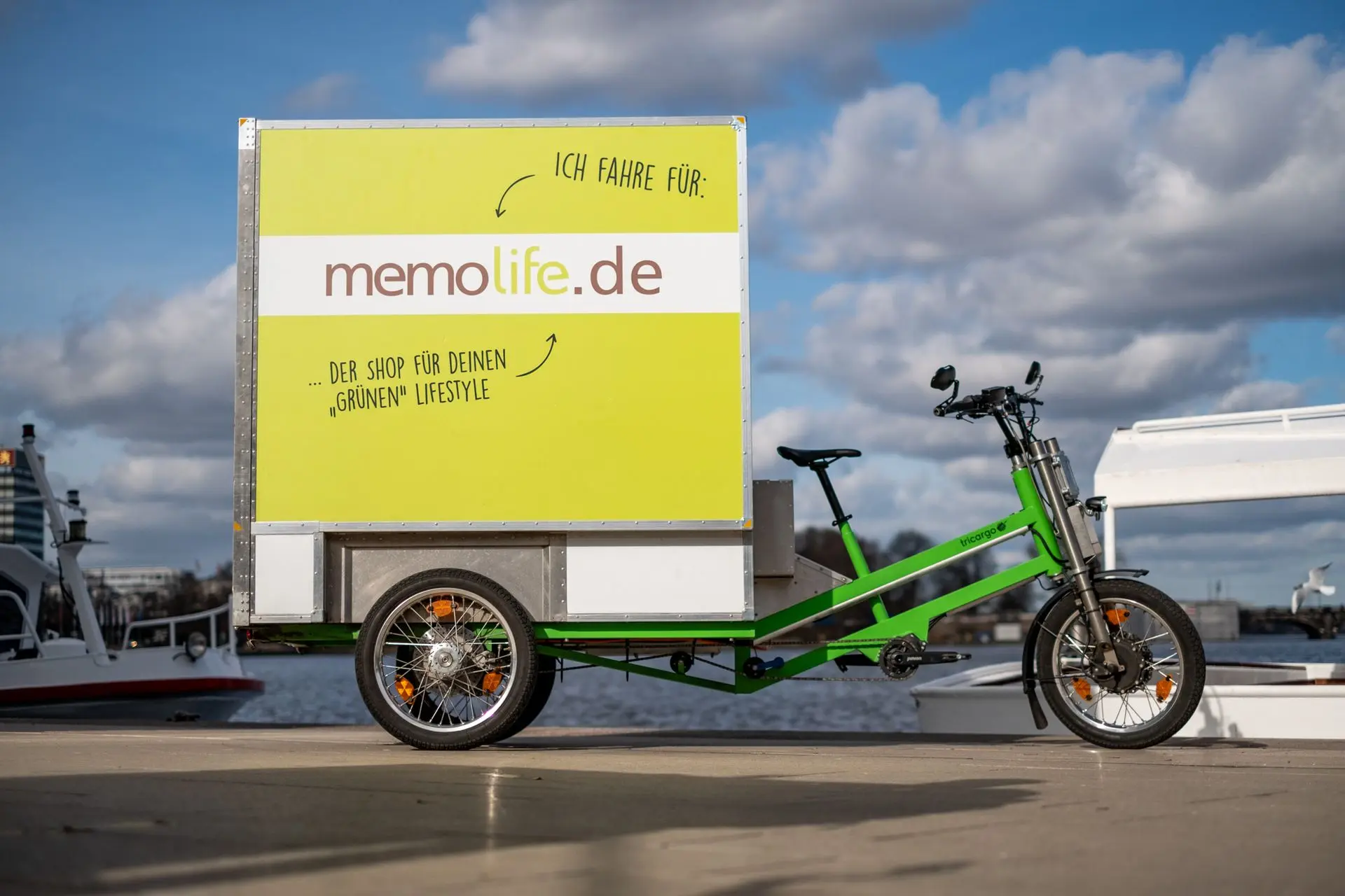 Folie auf Transportbox für memo