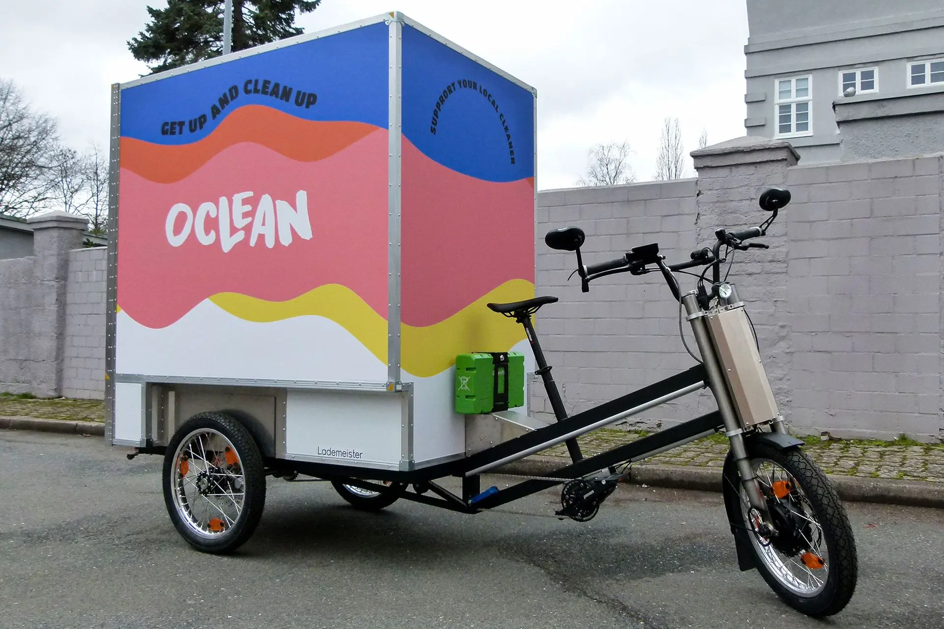 oclean-Folierung auf E-Bike