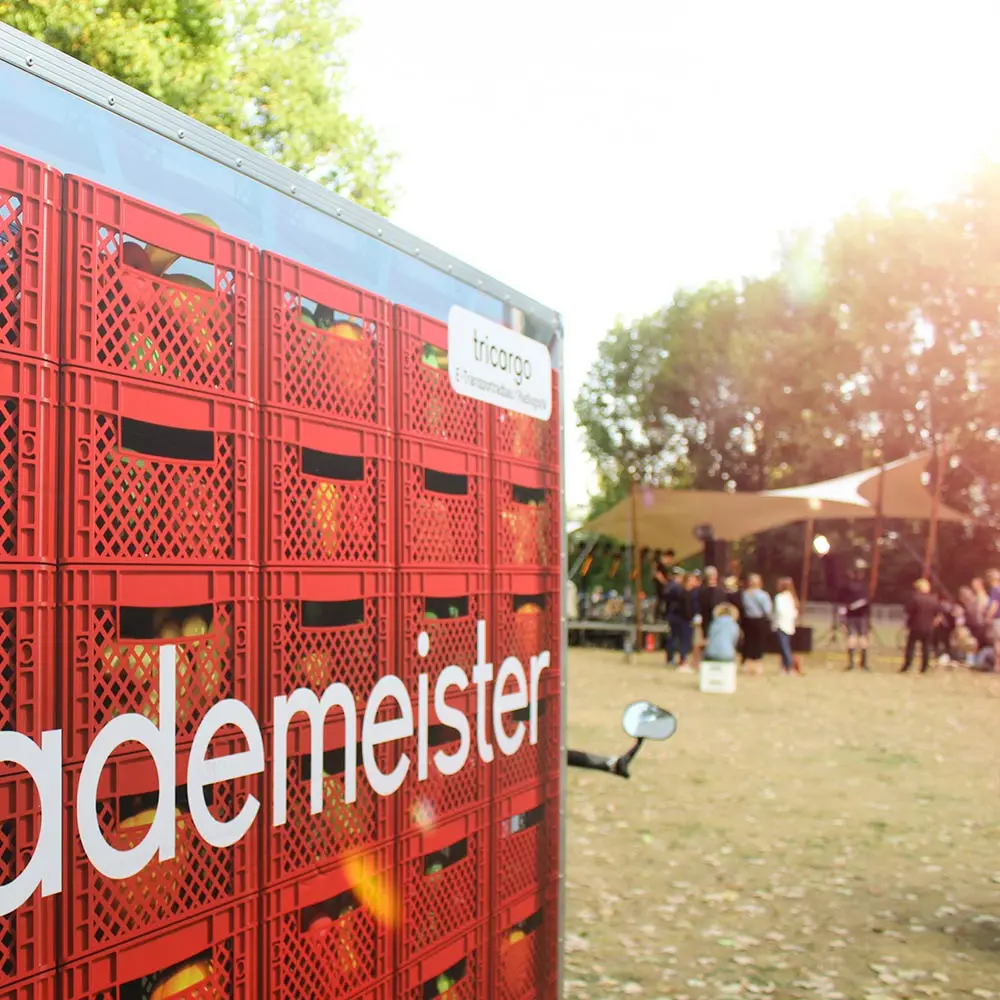 Lademeister mit Folierung auf Event