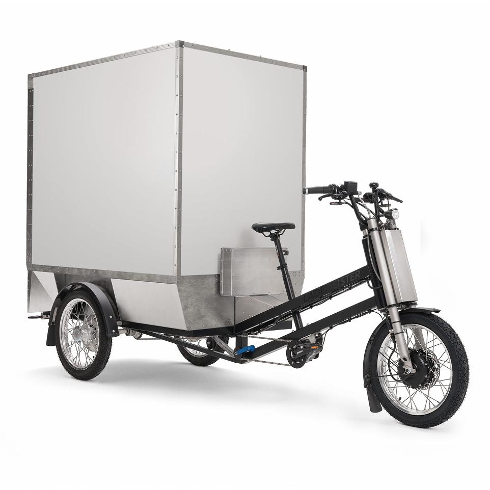 Hochwertiges Transportfahrrad mit Transportbox