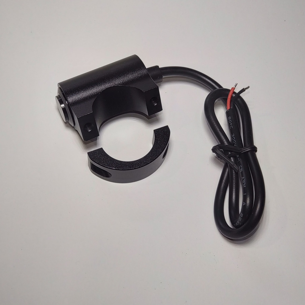 Taster für Blinker velorian schwarz Aluminium Gehäuse [veraltet nicht mehr bestellen]